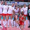 4^ GalÃƒÂ  dello Sport - Trofeo Bianca Garavaglia Yamamay Busto Arsizio - MC Carnaghi Villa Cortese Palayamamay, Busto Arsizio (VA) - 6 Nov 2010 - La squadra della Yamamay Busto Arsizio festeggia il trofeo con la Presidente dell\'Associazione Bianca Garavaglia