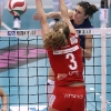 Findomestic Volley Cup 2011/12 - Serie A1 MC Carnaghi Villa Cortese - Yamamay Busto ArsizioPalaborsani, Castellanza (VA) - 29 Dic 2011-Attacco di Lucia Bosetti contrastato da Carli Lloyd