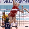 Findomestic Volley Cup 2011/12 - Serie A1 MC Carnaghi Villa Cortese - Yamamay Busto ArsizioPalaborsani, Castellanza (VA) - 29 Dic 2011-Attacco di Christina Bauer contrastato da Lucia Bosetti