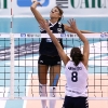 Findomestic Volley Cup 2011/12 - Serie A1 MC Carnaghi Villa Cortese - Chieri Torino Volley ClubPalaborsani, Castellanza (VA) - 22 Ott 2011-Attacco di Makare Wilson contrastato da Sofia Arimattei