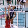 Findomestic Volley Cup 2011/12 - Serie A1 MC Carnaghi Villa Cortese - Asystel Volley NovaraPalaborsani, Castellanza (VA) - 18 Dic 2011-Attacco di Aurea Cruz contrastato da Natalia ViganÃ²