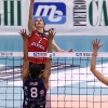 Findomestic Volley Cup 2011/12 - Serie A1 MC Carnaghi Villa Cortese - Asystel Volley NovaraPalaborsani, Castellanza (VA) - 18 Dic 2011-Attacco di Natalia ViganÃ² contrastato da Aurea Cruz