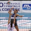 Findomestic Volley Cup 2011/12 - Serie A1MC Carnaghi Villa Cortese - Chateau D\'Ax Urbino VolleyPalaborsani, Castellanza (VA) - 22 Gen 2012-Attacco di Makare Wilson contrastato da Ilaria Garzaro